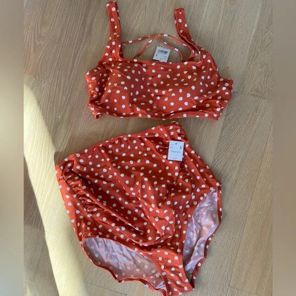 Motherhood Maternity 2-Piece Bathing Suit, Sz L, NWT - Picture 4 of 4